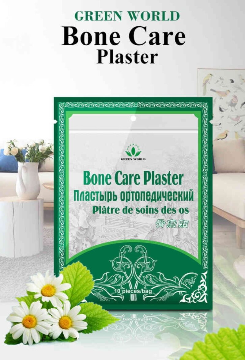 Relieve Arthritis and Back Pain with Green World Bone Care Plaster